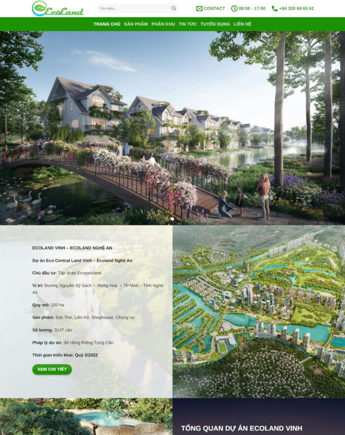 Website giới thiệu dự án bất động sản